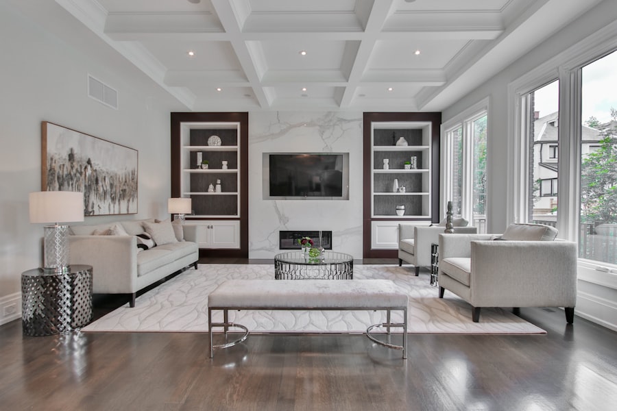 Living room upholstery area