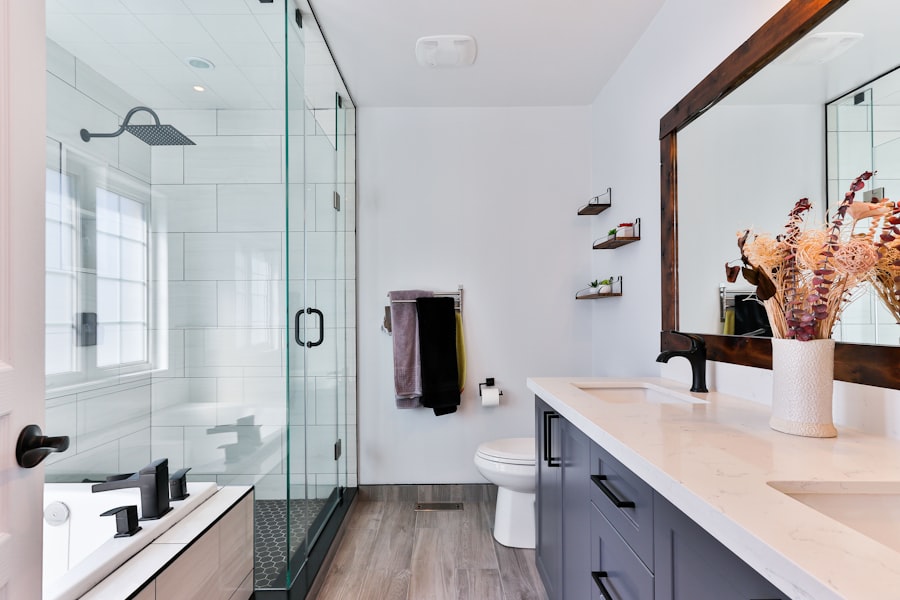 Sanitized bathroom